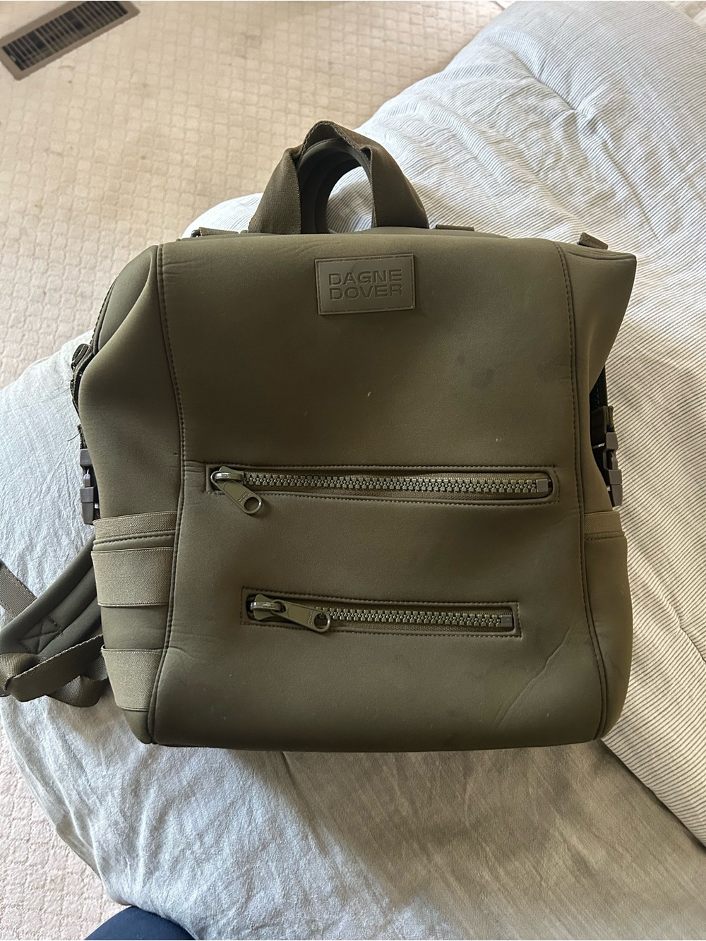 Dagne Dover Olive Backpack - Sleek Everyday Carry